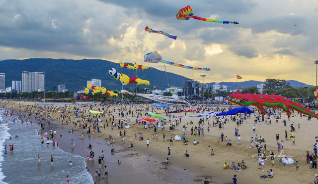 Giant kites fill Quy Nhon sky in south-central Vietnam- Ảnh 2.