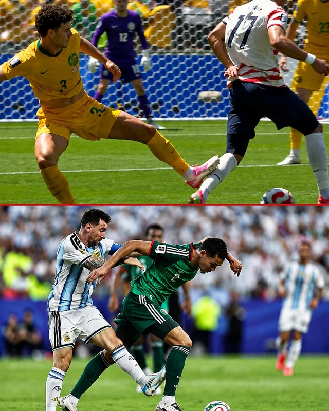 Phạm lỗi giống Messi, cầu thủ Úc bị phạt thẻ vàng - Ảnh 2.