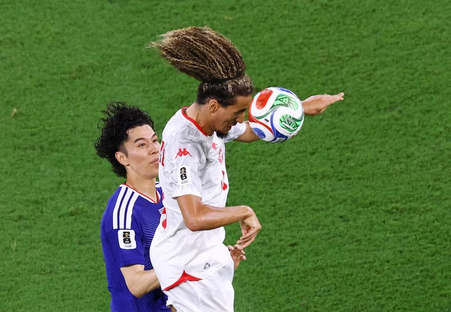 Japan rout Tunisia 4-0 as Ueda shines in World Cup's 1,000th match- Ảnh 2. Japan rout Tunisia 4-0 as Ueda shines in World Cup's 1,000th match- Ảnh 2.