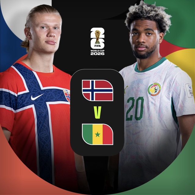 Đội hình ra sân của Na Uy và Senegal: Haaland đá chính - Ảnh 1.