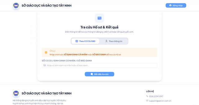 Cách tra cứu điểm thi lớp 10 Tây Ninh năm 2026- Ảnh 1.