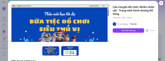 Thỏa sức sáng tạo với các mẫu thiết kế chủ đề Toy Story 5 trên Canva- Ảnh 5.