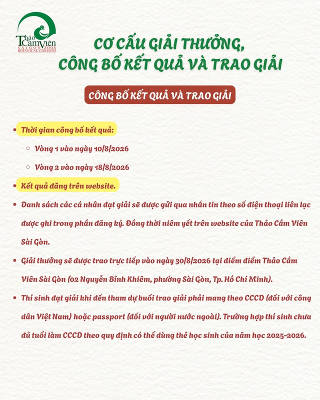 Kể chuyện Thảo Cầm Viên, rinh ngay giải thưởng 10 triệu đồng- Ảnh 9. Kể chuyện Thảo Cầm Viên, rinh ngay giải thưởng 10 triệu đồng- Ảnh 9.