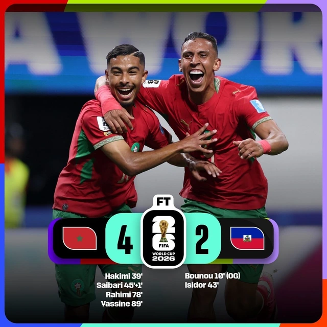 Morocco thắng ngược Haiti, vượt qua vòng bảng World Cup 2026 - Ảnh 2.
