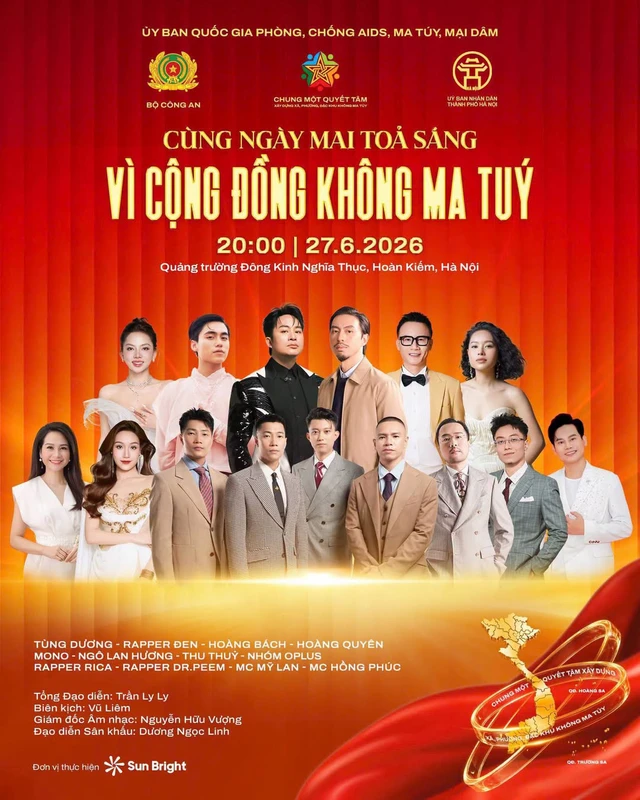 Xem truyền hình trực tiếp chương trình 'Cùng ngày mai tỏa sáng - Vì cộng đồng không ma tuý' trên kênh nào?- Ảnh 1.