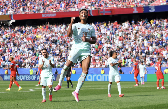 Dembele's quick-fire treble powers France to 4-1 win over second-string Norway- Ảnh 1.