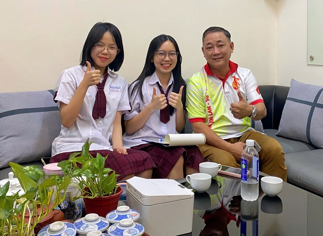 Hai nữ sinh đưa nghệ thuật Lân Sư Rồng lên không gian số - Ảnh 4.