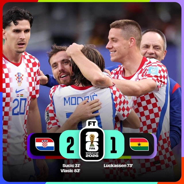 Trực tiếp Croatia đấu Ghana (hiệp 2): Croatia nâng tỉ số - Ảnh 2.