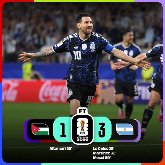 Messi vào sân ghi bàn, Argentina toàn thắng vòng bảng - Ảnh 2.