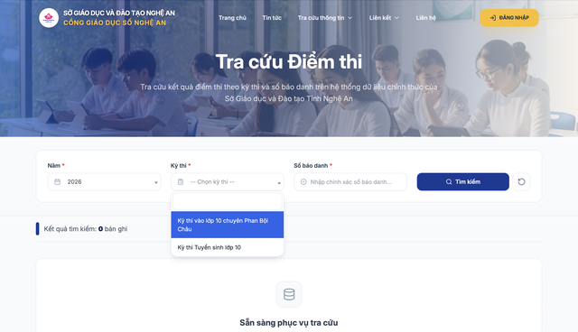 Nghệ An công bố điểm thi tuyển sinh lớp 10 năm 2026 - Ảnh 2.
