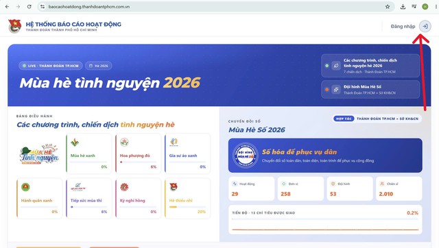 Cách đăng ký thẻ chiến sĩ Hoa phượng đỏ TP.HCM lần thứ 21 năm 2026 trực tuyến - Ảnh 1.