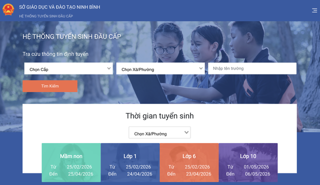 2 cách tra cứu điểm thi tuyển sinh lớp 10 Ninh Bình- Ảnh 1.