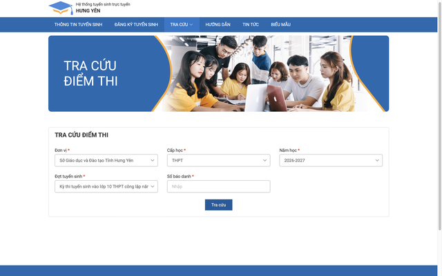 Hưng Yên công bố điểm thi, điểm chuẩn trúng tuyển lớp 10 năm học 2026- Ảnh 1.