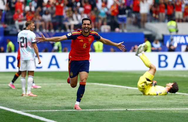 Magic Merino strikes again as Spain down Belgium to reach World Cup semis- Ảnh 1.