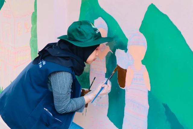 Indonesian students join summer volunteer campaign with Ho Chi Minh City students- Ảnh 2.