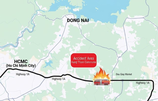 Sleeper bus fire kills 7, injures 5 in southern Vietnam - Ảnh 8.