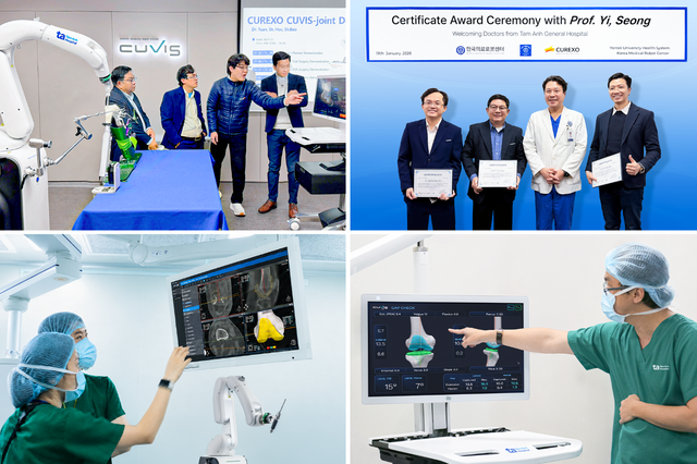 Vietnam hospital hits 100-case milestone with AI robot-assisted joint replacement in 3 months- Ảnh 2.