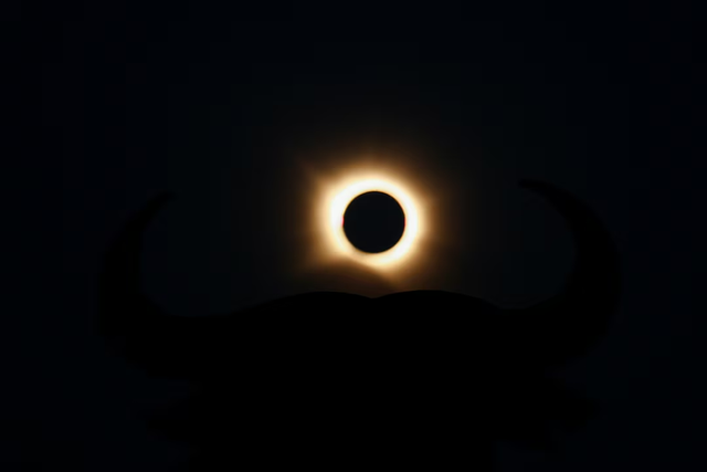 Total darkness, then sunset as full eclipse wows spectators in Spain - Ảnh 1.