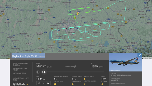 Vietnam Airlines flight to Hanoi returns to Munich after take-off- Ảnh 1.