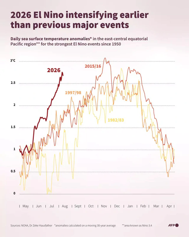 Corals show El Nino intensifying as planet warms: study - Ảnh 1.