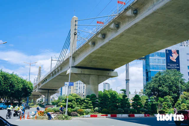 Ho Chi Minh City turns streets, bus stops into 'mini gardens' - Ảnh 5.