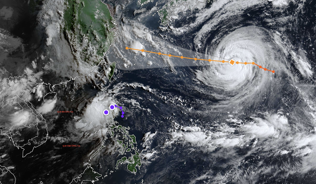 East Vietnam Sea winds may intensify as typhoon Dolphin remains powerful- Ảnh 1.