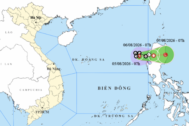 Storm Kujira forms over East Vietnam Sea, poses no threat to Vietnam’s coast or mainland - Ảnh 1.
