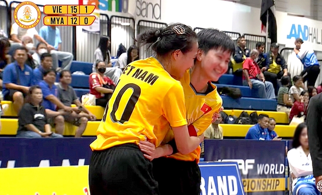 Vietnam claim first-ever women's doubles world title in sepak takraw- Ảnh 1.