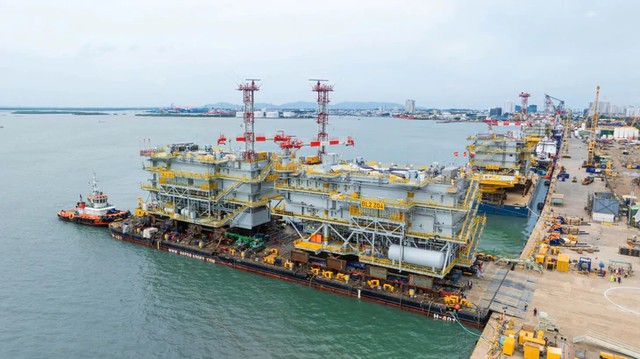 Vietnam-made offshore wind substations exported to Europe for first time- Ảnh 1.