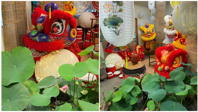 Ho Chi Minh City eateries roll out Mid-Autumn decor, free lanterns for children- Ảnh 3.