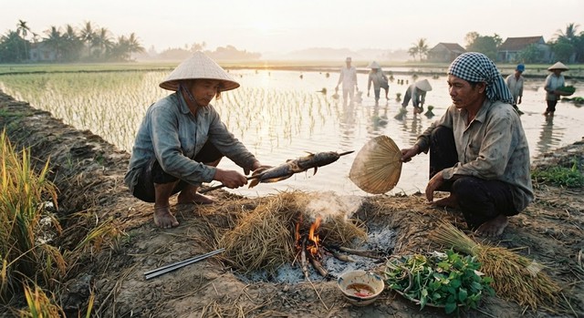 A meal in the fields: Savoring rice in Vietnam’s Mekong Delta- Ảnh 6.