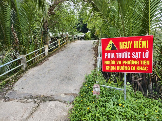 Riverbank erosion engulfs Mekong Delta as El Niño raises drought fears - Ảnh 4.