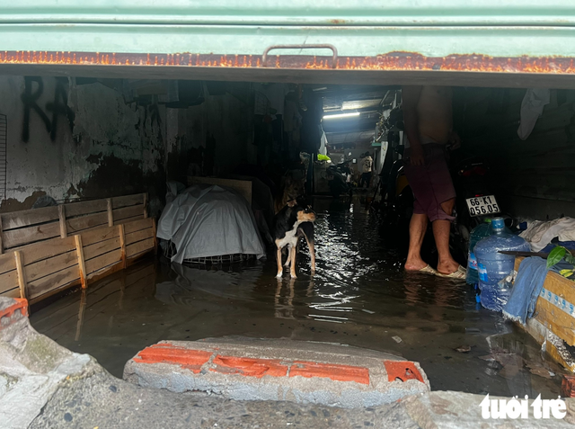 Ho Chi Minh City commuters, students struggle as morning tides rise - Ảnh 2.