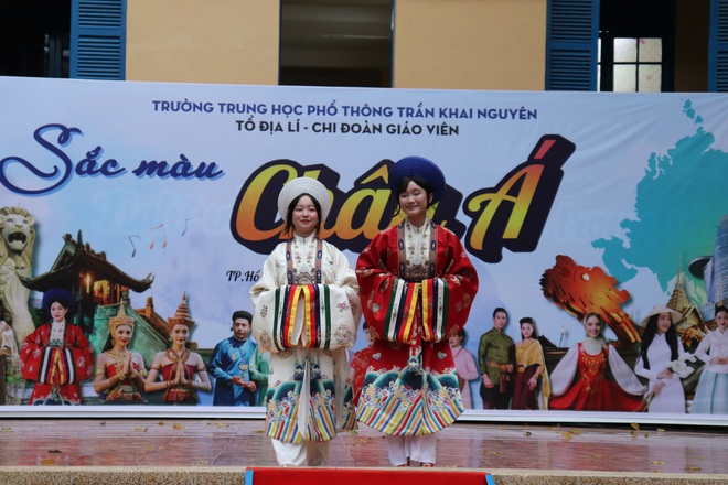 Vui như ngày hội Sắc màu châu Á ở Trường THPT Trần Khai Nguyên- Ảnh 7.