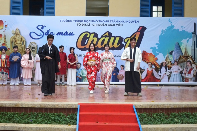 Vui như ngày hội Sắc màu châu Á ở Trường THPT Trần Khai Nguyên- Ảnh 6.