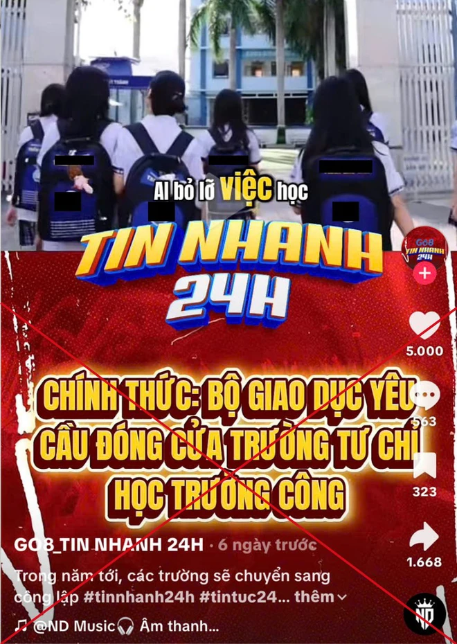 Vietnam education ministry denies online rumors of private school closures- Ảnh 3. Vietnam education ministry denies online rumors of private school closures- Ảnh 3.
