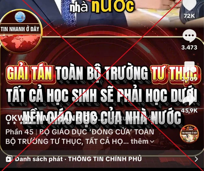 Vietnam education ministry denies online rumors of private school closures- Ảnh 2. Vietnam education ministry denies online rumors of private school closures- Ảnh 2.