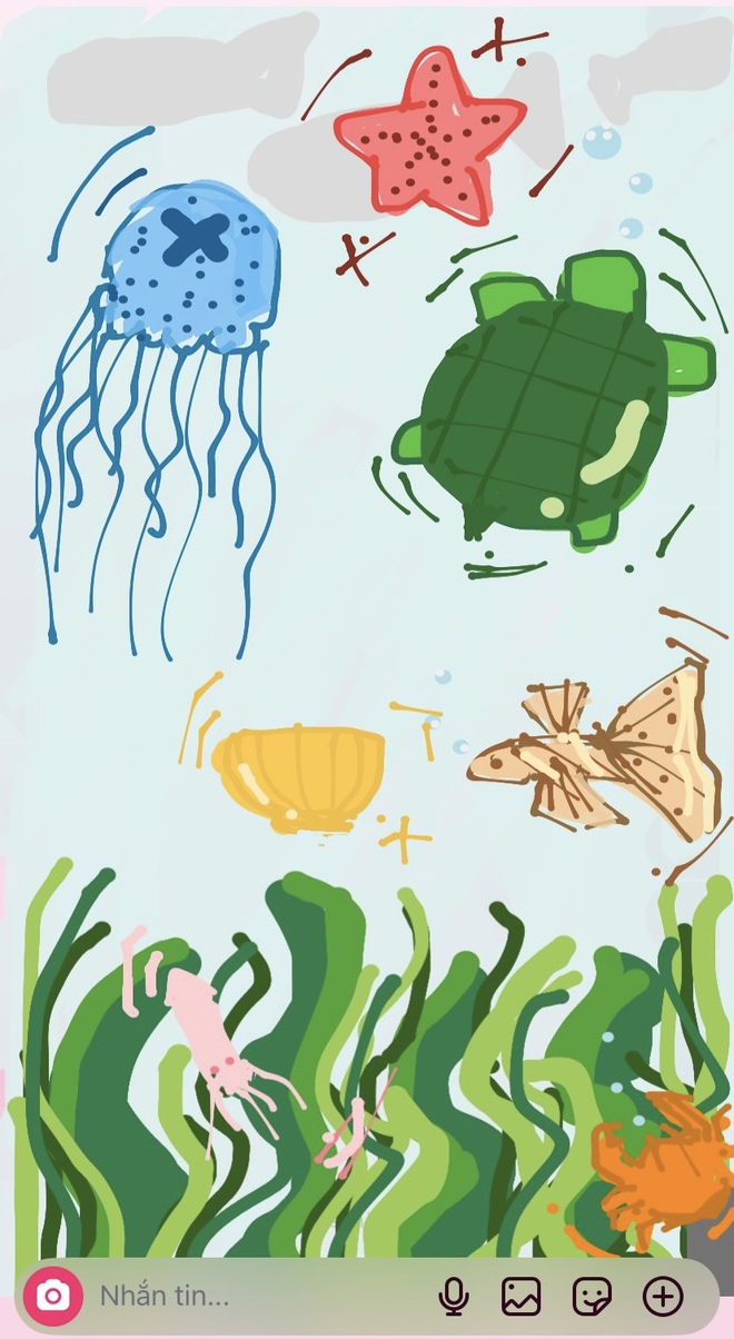 Instagram cho phép vẽ lên khung chat, cư dân mạng rần rần khoe tác phẩm- Ảnh 7.