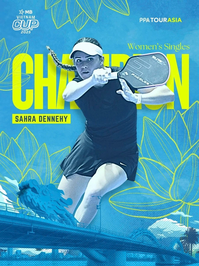 Vietnam pickleball sets world attendance record at PPA Tour Asia event in Da Nang- Ảnh 8.