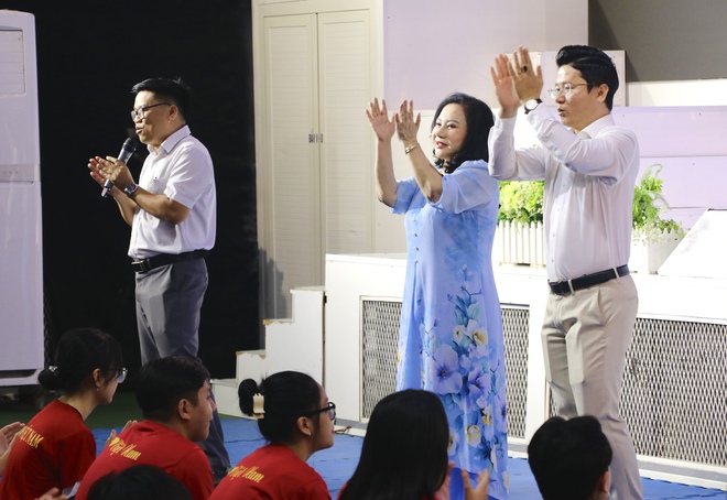 Học sinh THCS - THPT Hồng Hà đồng diễn Vovinam hướng tới kỷ lục kép- Ảnh 6.