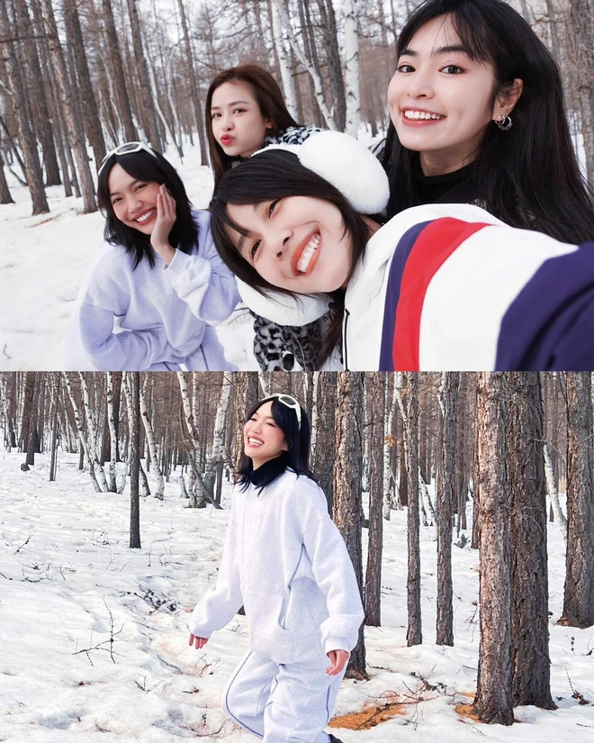 Sao Việt "đu trend" tuyết rơi phiên bản đời thực không cần AI - Ảnh 6.