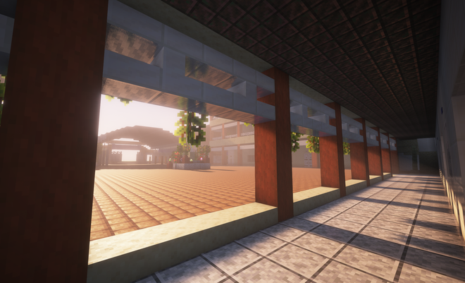 Học sinh Trường THPT Nguyễn Trung Trực 'xây' trường trong game Minecraft khiến ai nấy trầm trồ- Ảnh 6.