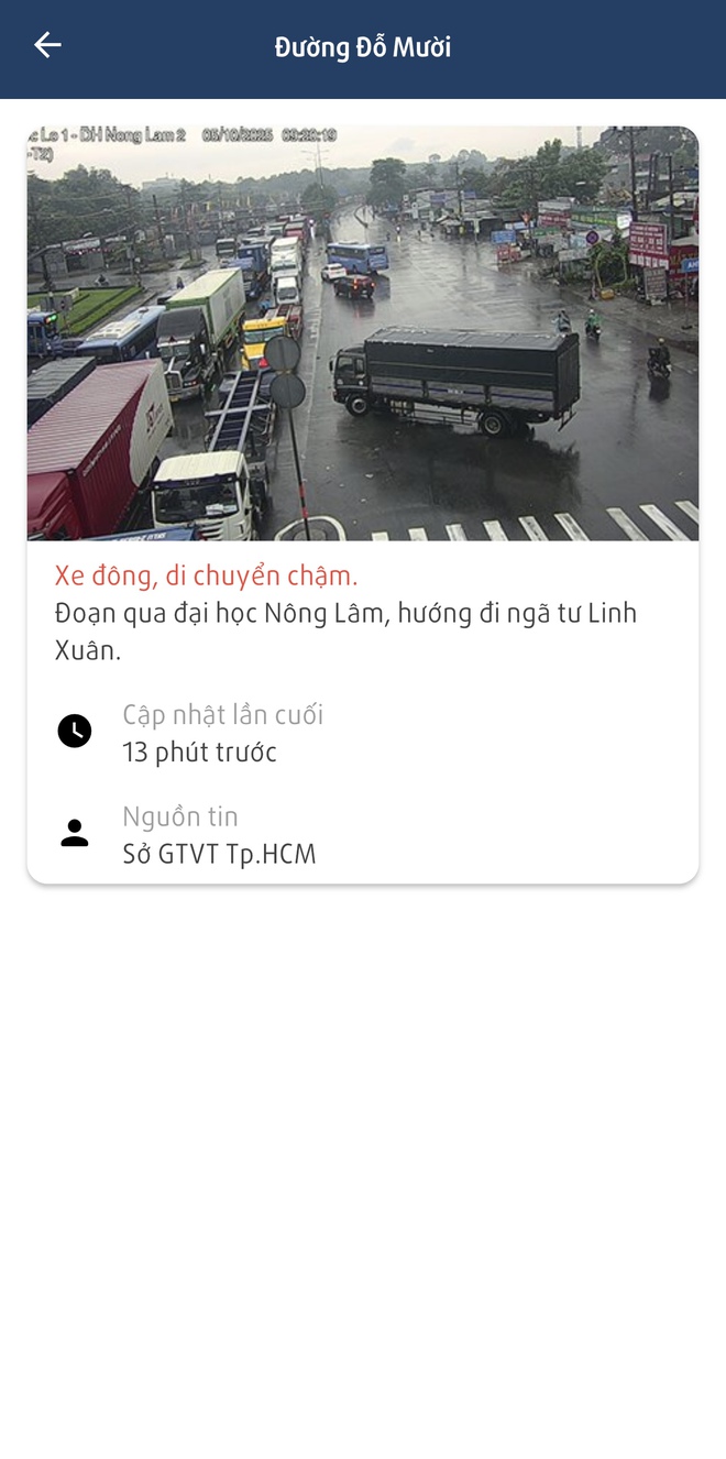 Cách xem các tuyến đường ngập nước ở TP.HCM bằng ứng dụng Thông tin giao thông TP.HCM- Ảnh 5.