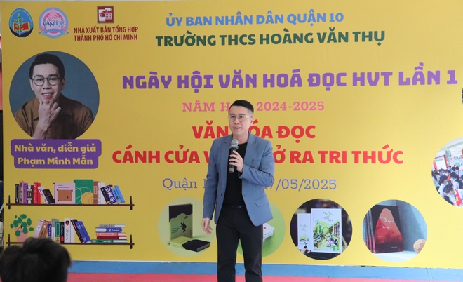 Teen Trường THCS Hoàng Văn Thụ hào hứng với ngày hội văn hóa đọc - Ảnh 5.