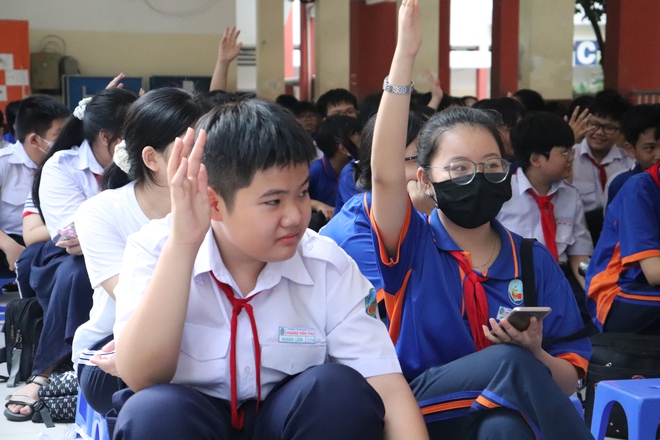 Teen Trường THCS Hoàng Văn Thụ hào hứng với ngày hội văn hóa đọc - Ảnh 6.