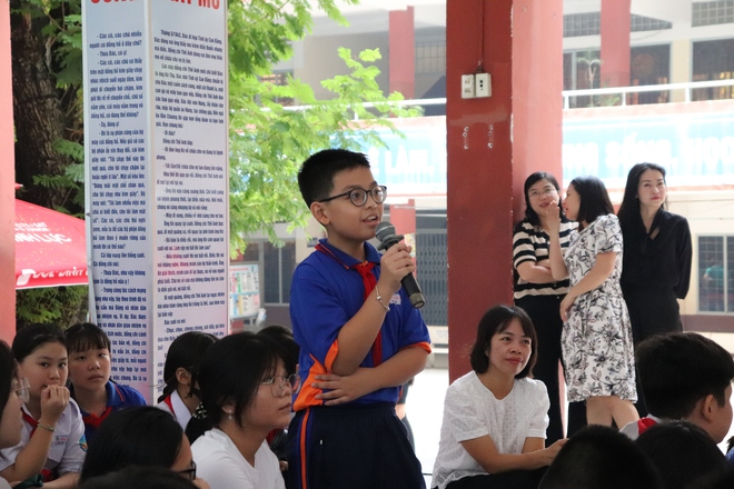 Teen Trường THCS Hoàng Văn Thụ hào hứng với ngày hội văn hóa đọc - Ảnh 7.