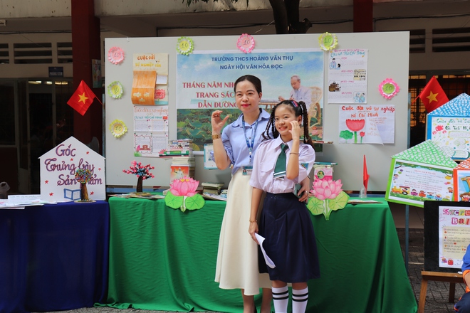 Teen Trường THCS Hoàng Văn Thụ hào hứng với ngày hội văn hóa đọc - Ảnh 15.