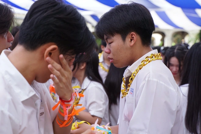 Học trò Trường THPT chuyên Lê Hồng Phong nhảy flashmob chia tay cuối cấp- Ảnh 13.