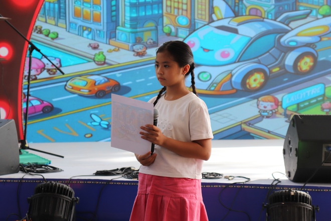 Thỏa sức sáng tạo với cuộc thi vẽ tranh bằng AI tại Lễ hội Thiếu nhi TP.HCM Kids Fest 2025- Ảnh 5.