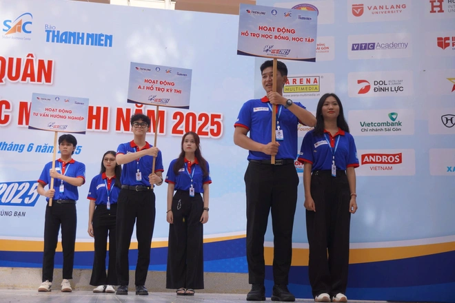 Tình nguyện viên gửi lời chúc sĩ tử, sẵn sàng ra quân Tiếp sức mùa thi- Ảnh 4.